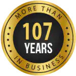 107 Years in business