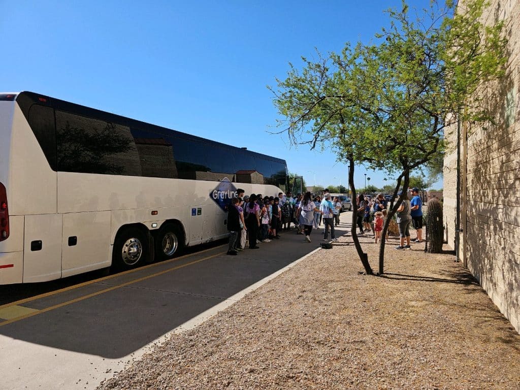 bus rental for resorts